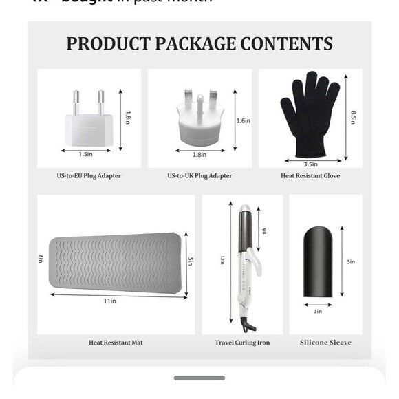 VGR V558 Hair Straightener Curling Iron 450F Styling Tool Set with Glove‎ 2 in 1 - Picture 6 of 8